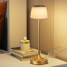 Cordless Table Lamps Rechargeable Outdoor Solar LED 5000Mah Battery Operated Tou