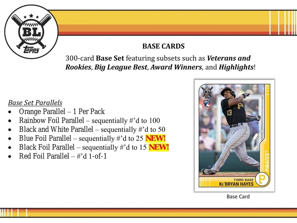 2021 Topps Big League Baseball Collector Hobby Box 5 Packs Per Box 10 Cards Pack - Image 4 of 4