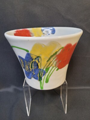 Dartington Pottery Poppy Flared Bowl/ Planter