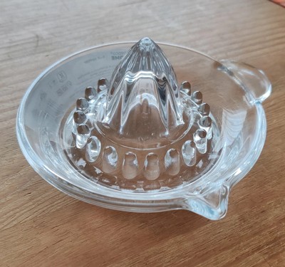 Glas Obst Orange Grapefruit Zitrone Limette Zitruspresse Entsafter Handpresse  