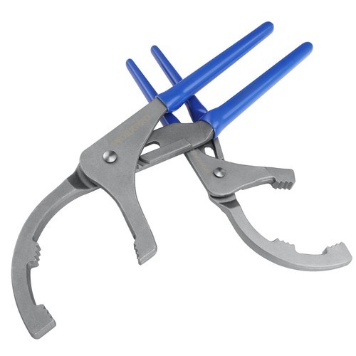 WORKPRO 2-piece 9" & 12" Adjustable Oil Filter Wrench Set Removal Pliers Tools
