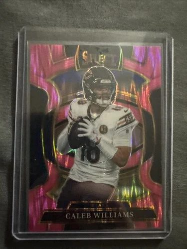 2025 Select Football Caleb Williams Pink Shock Prizm Concourse #73 Bears