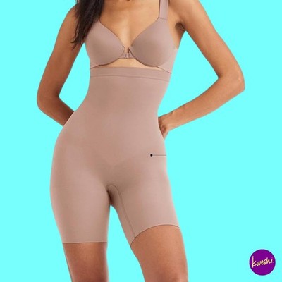 SPANX Damen Shaping Shorts, Coffee With Milk, UK L | EU 44 | US 12