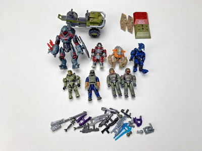Mega Construx Halo Master Chief/Brute/Hunter/Marines/Elite/Grunt/Mongoose Set