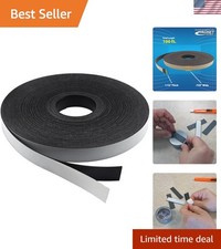 Versatile 100 Ft Magnetic Strip - Strong Adhesive for Crafts Displays
