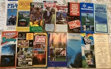 Vintage 1990s Lot of 15 TN Travel Brochures~Gatlinburg~Nashville~Lookout Mtn +++