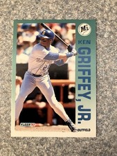 1992 Fleer Baseball Ken Griffey Jr #279 Seattle Mariners