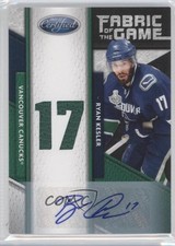 2011-12 Certified Jersey Number Signatures 19/25 Ryan Kesler #140 Auto 0c3