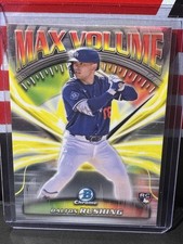 2025 Bowman Chrome Max Volume MV-14 Dalton Rushing RC – Dodgers Rookie Insert