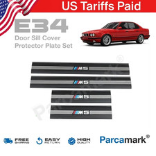 Einstiegsleisten Abdeckung Schutzblech Set 4-tlg f�r BMW E34 87-96 M5 5147813...
