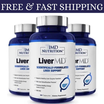 #ad 3 Packs 1MD Nutrition LiverMD Liver Support Supplement New Exp 11 2027 $37.99