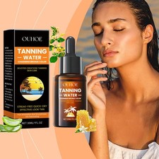 Self Tanner Serum, Sunless Bronzing  Moisturizing, Body Tanning Serum