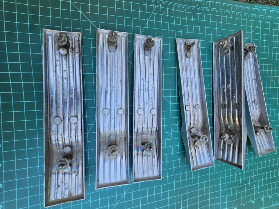 6 pcs. 1963 Ford Thunderbird chrome and Black. Left/Right Intact & OEM - Image 3 of 3