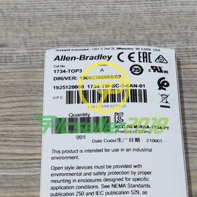   1734-TOP3 Terminal Base Catalog AB 1734-TOP3 New Sealed *gb