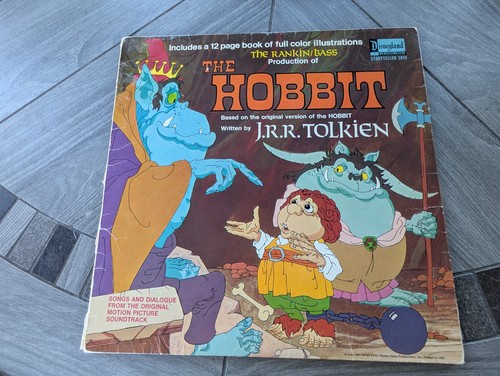 Der Hobbit LP Vinyl Schallplatte Vintage Geschichtenerzähler Vinyl Disney 1977 Rankin & Bass - Bild 21 von 23