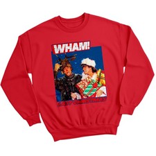 Last Christmas Wham Christmas Sweatshirt Funny Ugly Unisex Holiday Jumper #MC24
