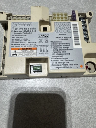 White Rodgers 50A55-843 Universal Integrated Furnace Control