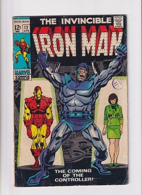 Iron Man (1968) #  12 (5.0-VGF) (1985621) 1st Controller 1969