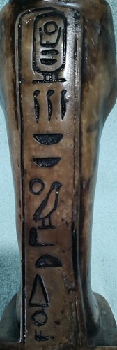Unique Egyptian statue with hieroglyphics - Picture 6 of 10