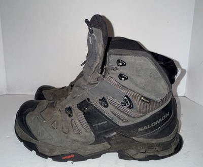 Salomon Quest 4D 2 GTX Shoes Waterproof Hiking Boots Mens Size 10.5 *NEEDS LACES