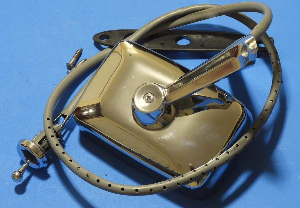 Conjunto de espejo retrovisor remoto lado del conductor Ford LTD 1979-85 Crown Victoria OEM - ¡BONITO!! Foto 4 de 4