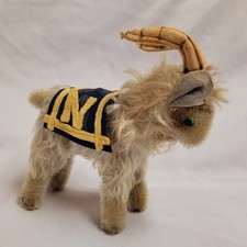 Vintage Steiff - US Naval Academy - Mascot Navy "Bill" the Goat Plush 8" RARE