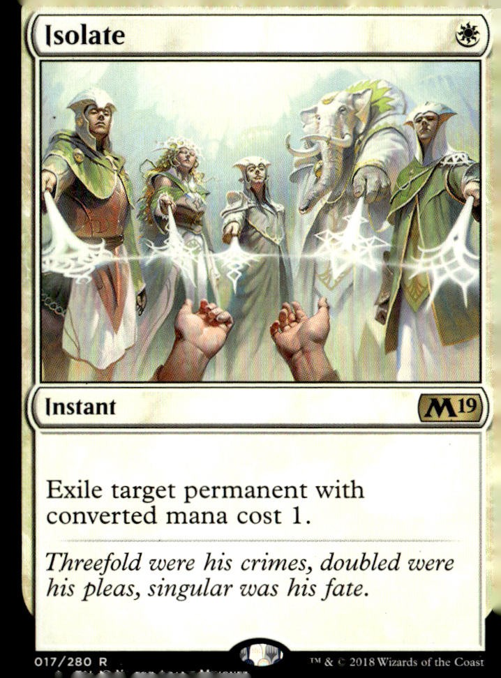 Core Set 2019 #17 Isolate