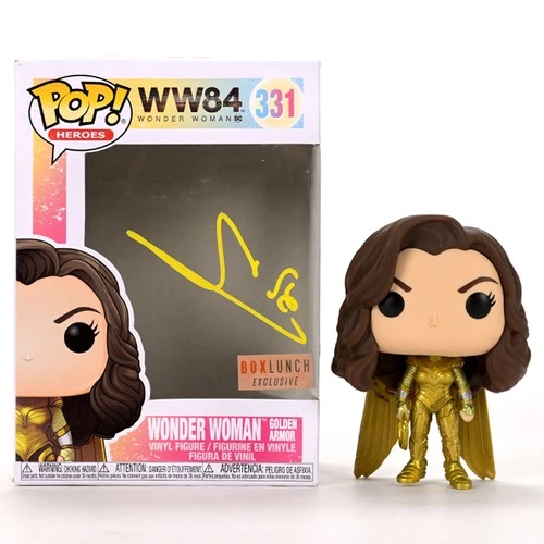 Gal Gadot Autographed Wonder Woman 84 Box Lunch Exclusive Pop Vinyl Figure #331
