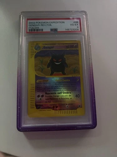 2002 Pokemon Expedition Gengar Reverse Foil Italian PSA 4 (POP 1!!)