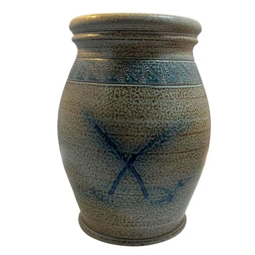 Red Wing Pottery 2004 Salt Glaze Stoneware Vase, Keith