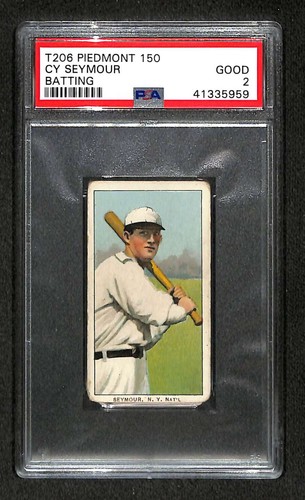 Cy Seymour [Batting] 1909 T206 Piedmont 150 card