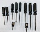 Credo Professional Screwdrivers Plastic Handles Phillips Slot Torx Set of 10