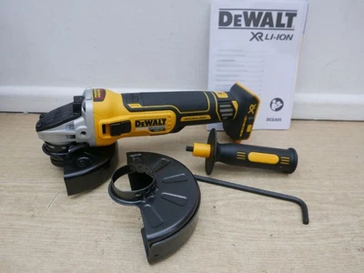 DeWalt DCG405 18 V 125 MM bürstenloser Winkelschleifer nackte Einheit + KOSTENLOSE GRIPPERHANDSCHUHE