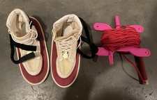 VTG 70S 80S JASKI SURF BOARD WATERSKI SURFING SHOES 10
