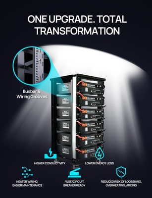 ECO-WORTHY Batterie LiFePO4 Server Rack 48V 100AH Bluetooth,Batterie