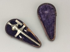 Antique champagne tap with points and original case