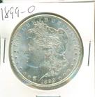 WHITE choice 1899-O Morgan silver dollar, that's all folks...