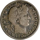 1896-P Barber Quarter