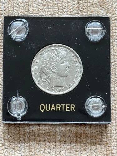 1897 BARBER QUARTER--AU--Beautiful Coin--Take a Look!!
