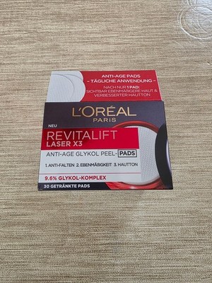 L'Oréal Revitalift Laser X3 Anti-Age Glykol Peel-Pads (30 Stück)