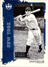 Charlie Keller 2021 Panini Diamond Kings Artists Proof Blue #1 New York Yankees