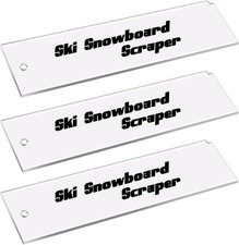 Snowboard Wachs Kunststoffschaber - Ski Wachsschaber - Ski Snowboard Kunststoff 3 Stück