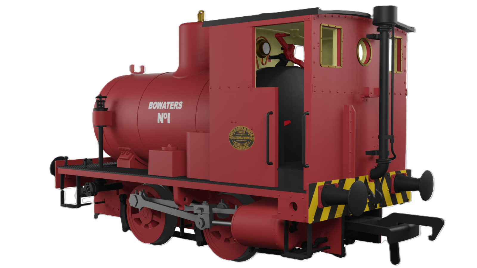 Rapido 965505 Andrew Barclay Fireless 0-4-0 Bowaters - DCC SOUND - OO GAUGE
