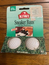 Kiwi Sneaker Golf Shoe Deodorizer Balls - 1 Pair - 1988 Vintage - NOS