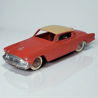 Vintage Dinky Toys Studebaker Commander 24Y France 1:43 Red Coupe