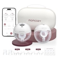 Momcozy M5 Smart App Control Hands Free Breast Pump, Double Wearable Breast Pump