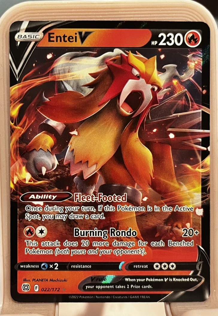 Entei V 022/172 Swsh09: Brilliant Stars Holo
