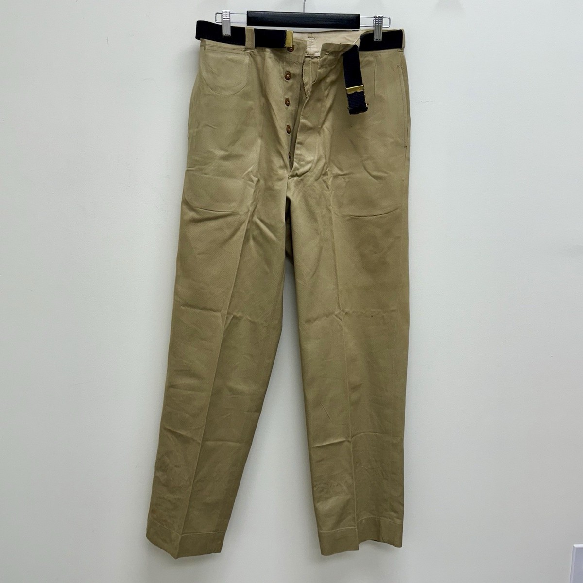 パンツ US ARMY KHAKI CHINO TROUSERS 1951s W32 Original WWII Korean War US Army Chino Cotton Pants | eBay