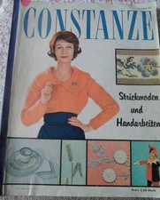 Handarbeiten,Strickmoden "Constanze "v. 1959,mit Schnittmuster
