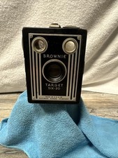 Kodak Brownie Target Six-20 Box Camera - Untested